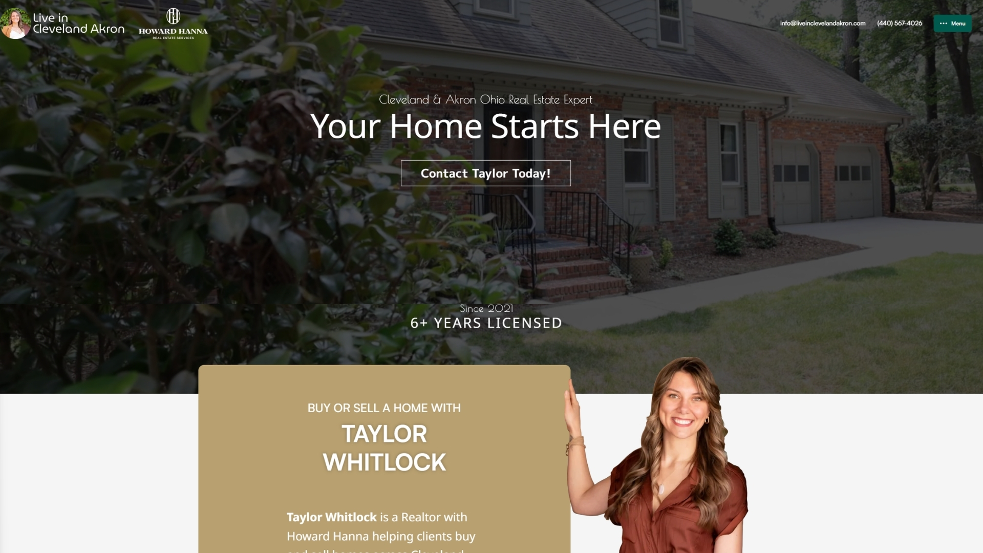Live In Cleveland Akron web + graphic design portfolio project by SUTSTONE LLC