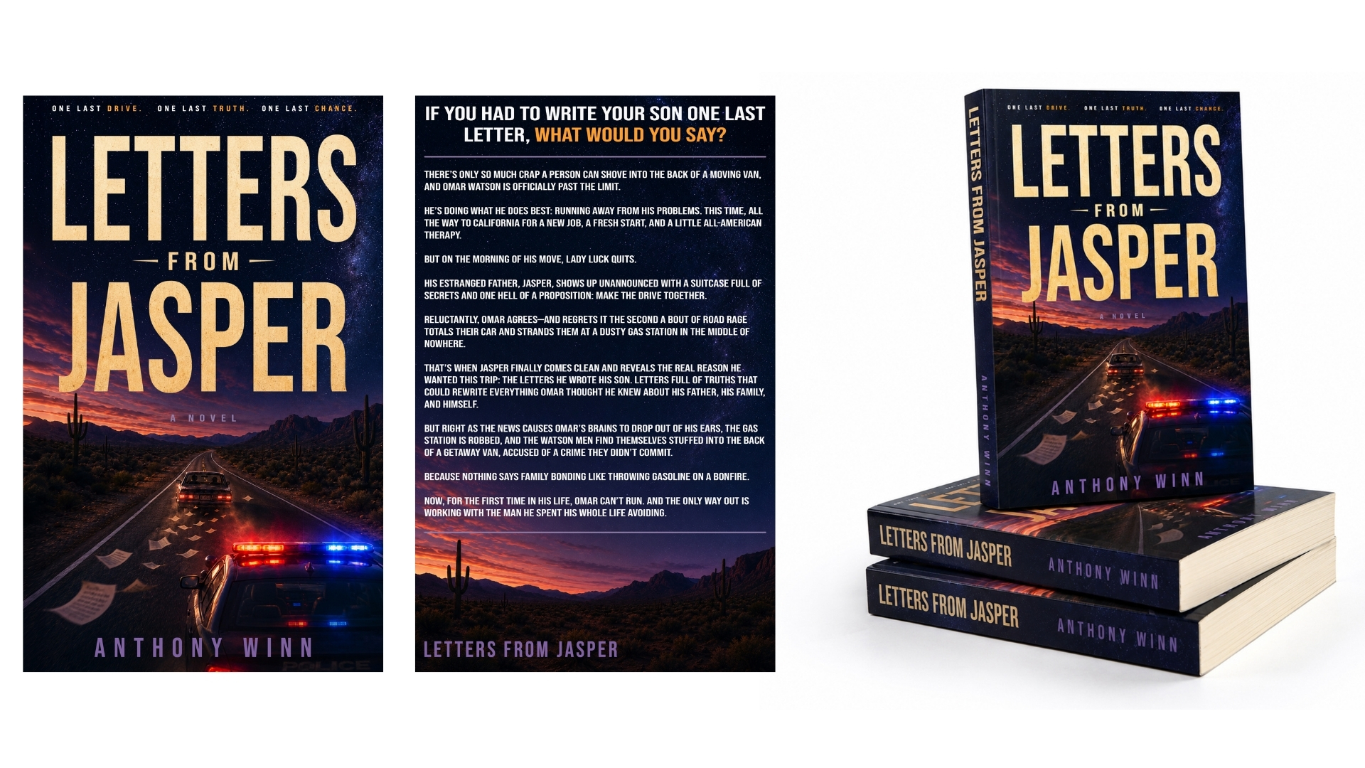 Letters To Jasper graphic design portfolio project by SUTSTONE LLC