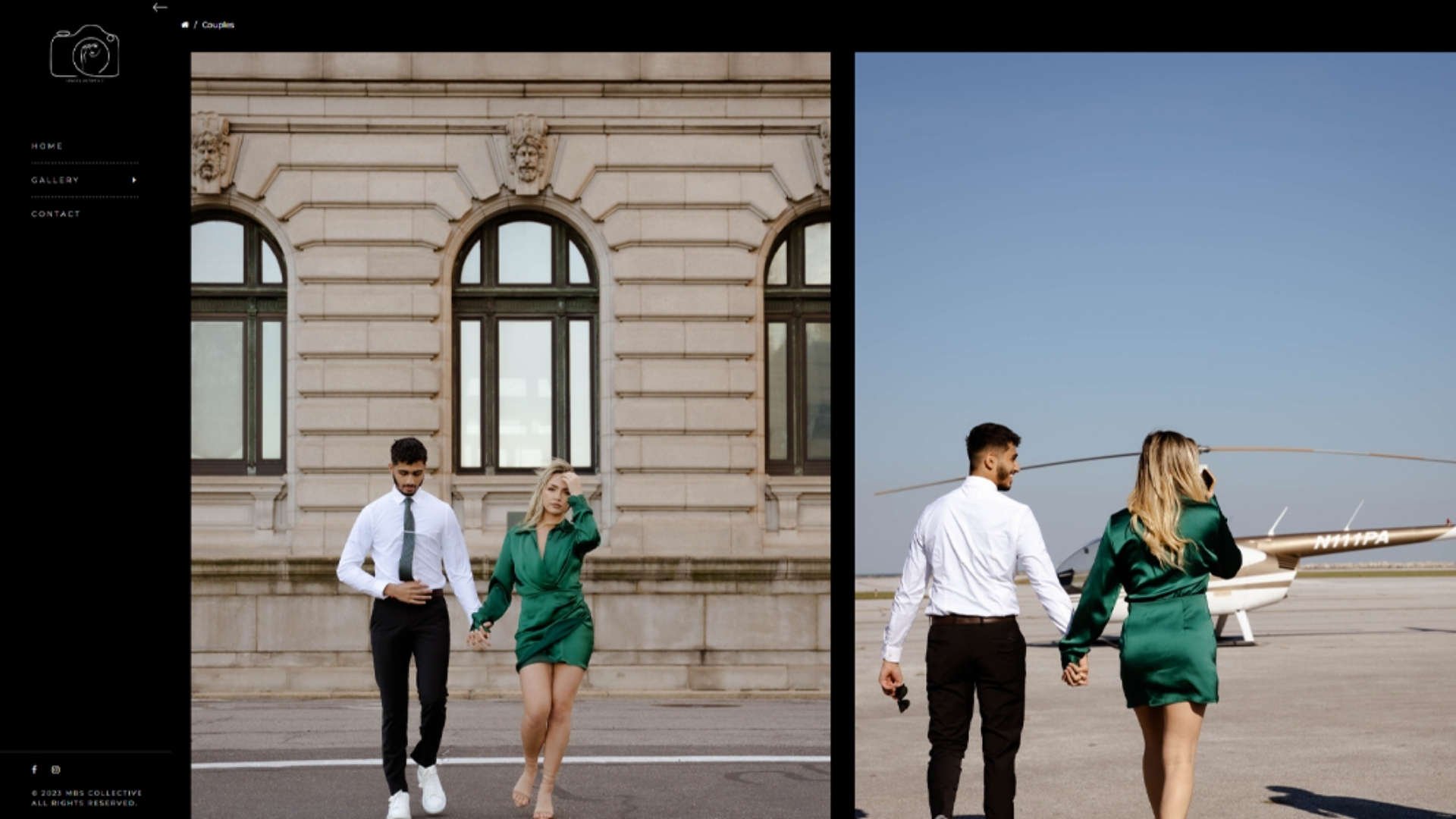 MBS Collective web + graphic design portfolio project by SUTSTONE LLC