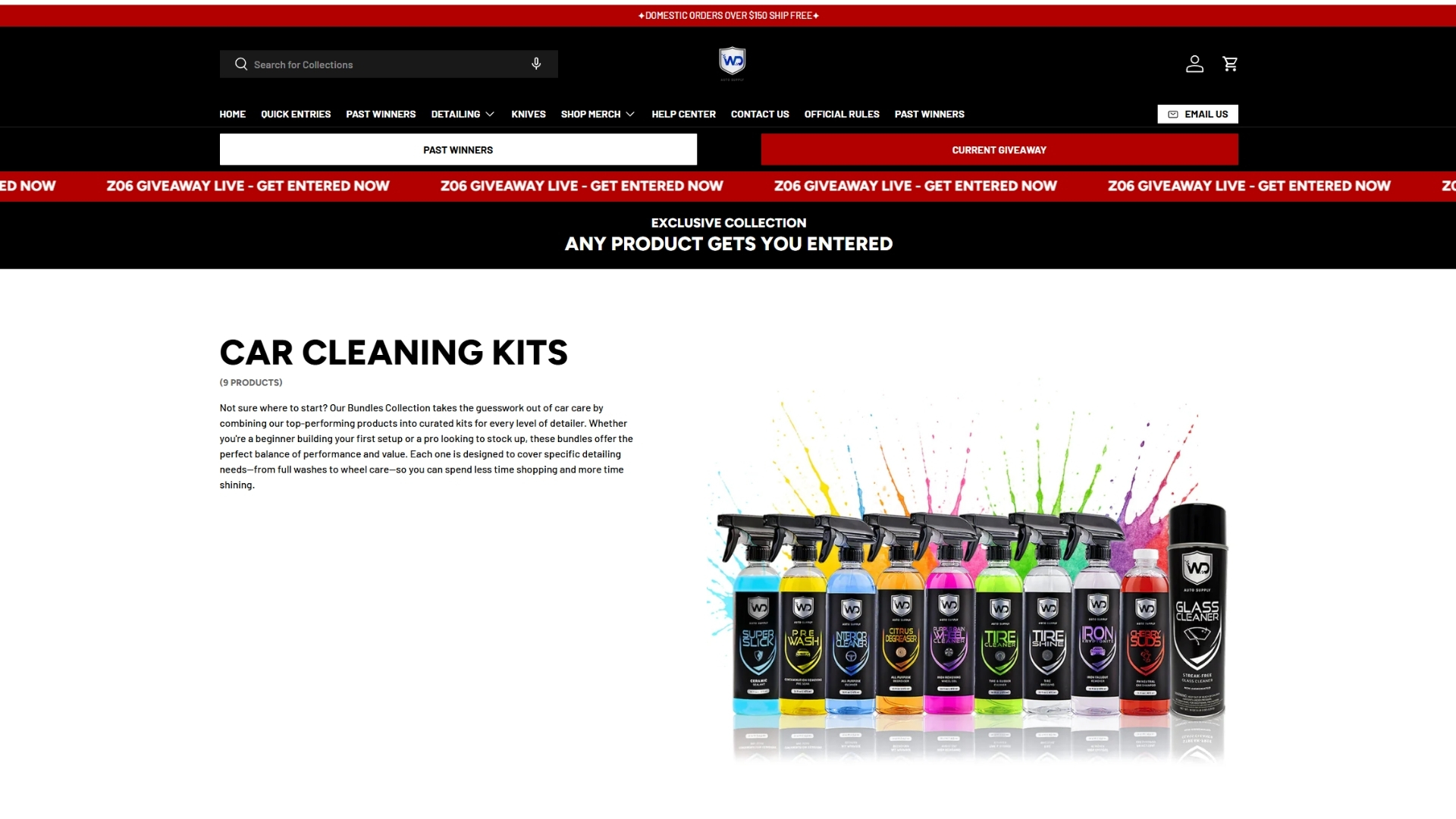 WD Auto Supply ecommerce portfolio project by SUTSTONE LLC